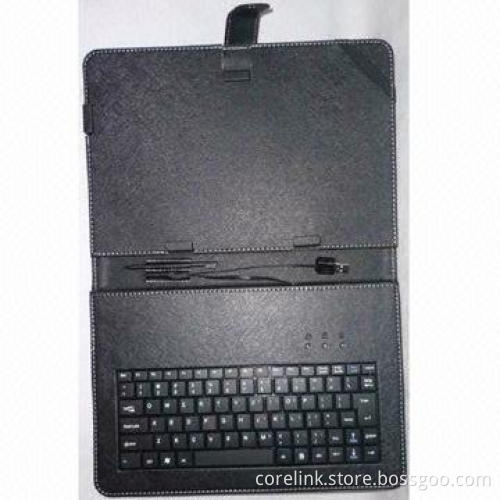 PVC leather case with keyboard and capacitive pen, for 7-10-inch tablet PC